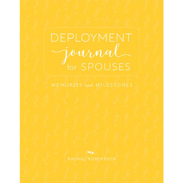 DJS_4ed cover image for ISBN 9781934617847 Deployment Journal for Spouses: Memories and Milestones (4th edition) by Rachel Robertson, published by Elva Resa Publishing, distributed by Military Family Books
