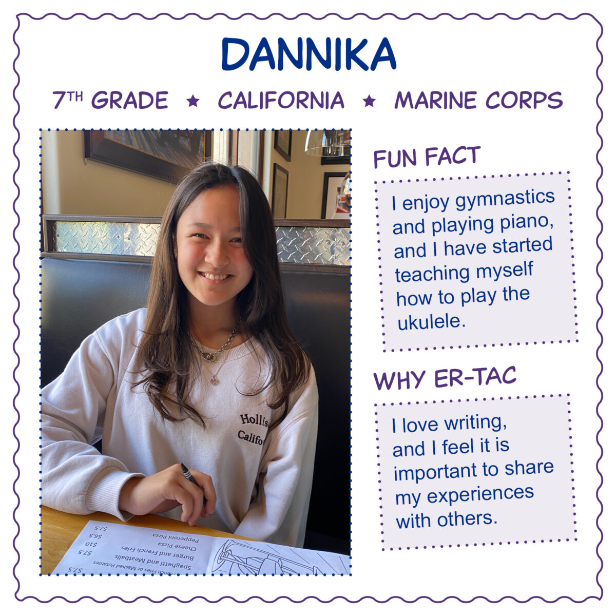 Elva Resa Teen Advisory Committee - Meet Dannika
