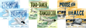 Operation Aviation series book covers, Elva Resa Publishing