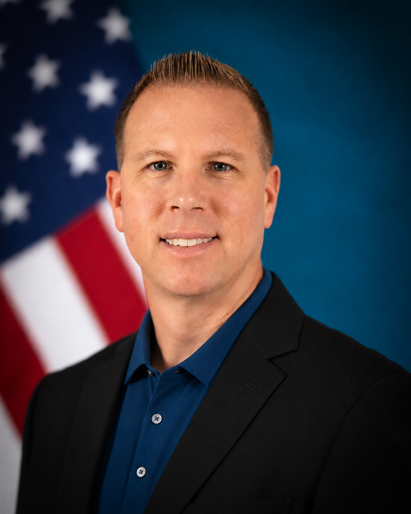 Headshot of Shawn Hogan, author of I. C.O.M.M.I.T.: A personal framework for veterans and caregivers on a healing journey, published by Elva Resa Publishing, distributed by Military Family Books
