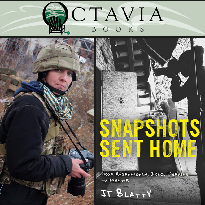 JT Blatty, author of Snapshots Sent Home, will sign books at Octavia Books, New Orleans, Sat Feb 24, 2024
