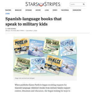 Stars and Stripes feature about Operation Aviation and other books in Spanish published by Elva Resa