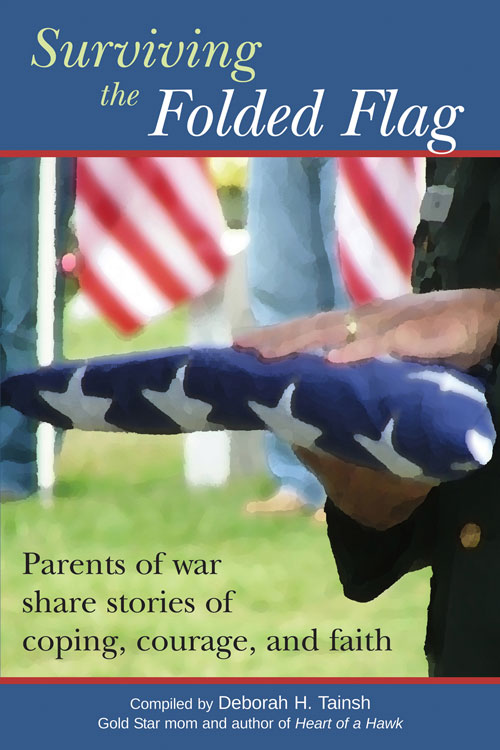 Cover image for the book Surviving the Folded Flag by Deborah Tainsh