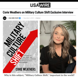 Corie Weathers exclusive interview with USA Wire