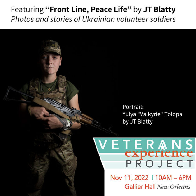 JT Blatty exhibits at Veterans Experience Project Nov 11, 2022, New Orleans